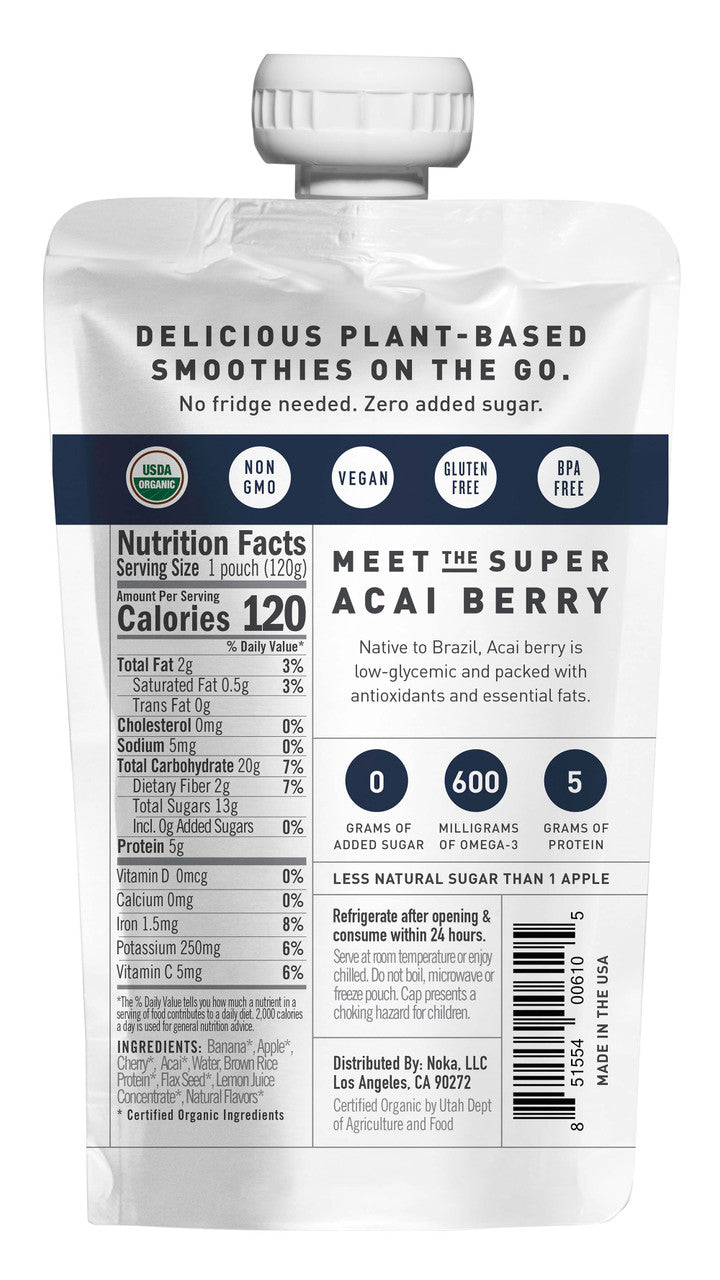 OG2 NOKA CHRY ACAI SMTHI ( 6 X 4.22 OZ )-1