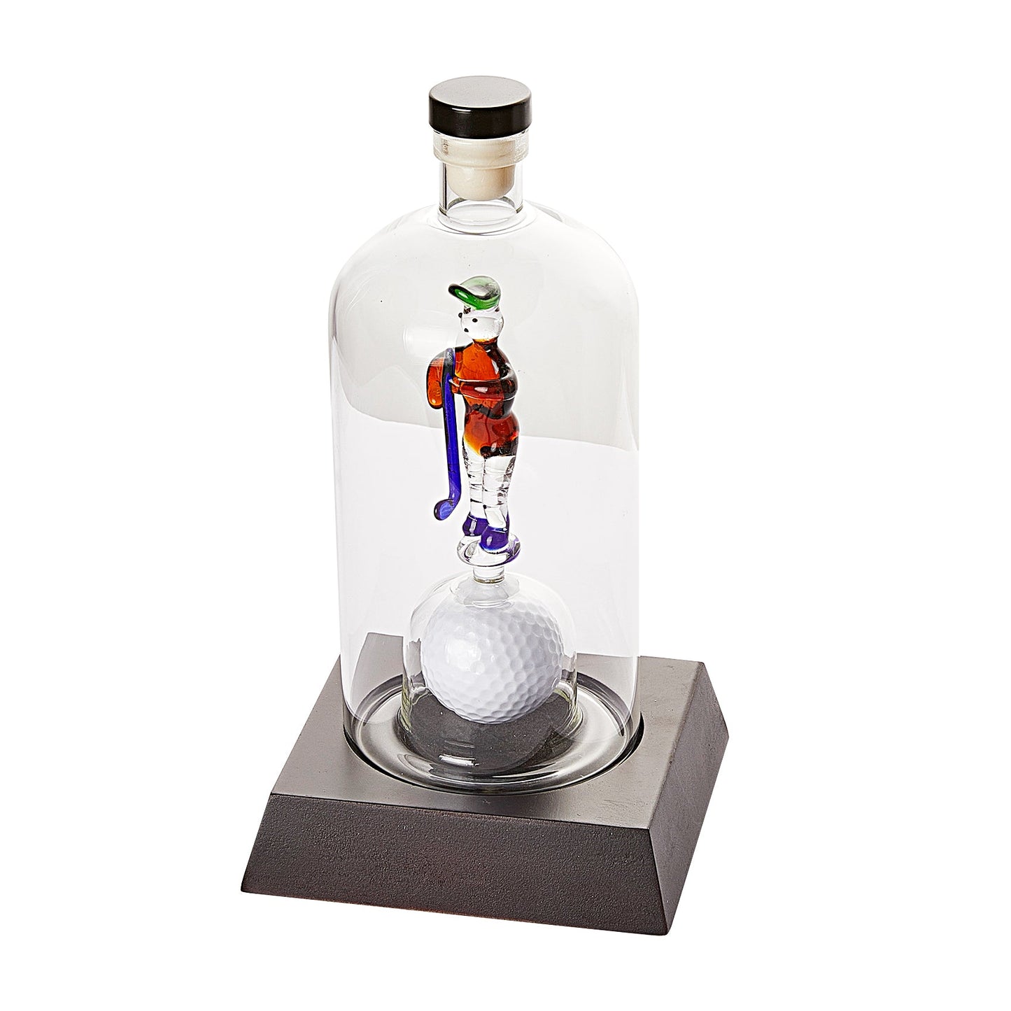 Golfer Decanter Whiskey Decanter - The Wine Savant, Golf Gifts for Both Men & Women, Golf Accessories, Golfer Gifts, Based on A Replica Human Golfing (750ml Decanter)-2