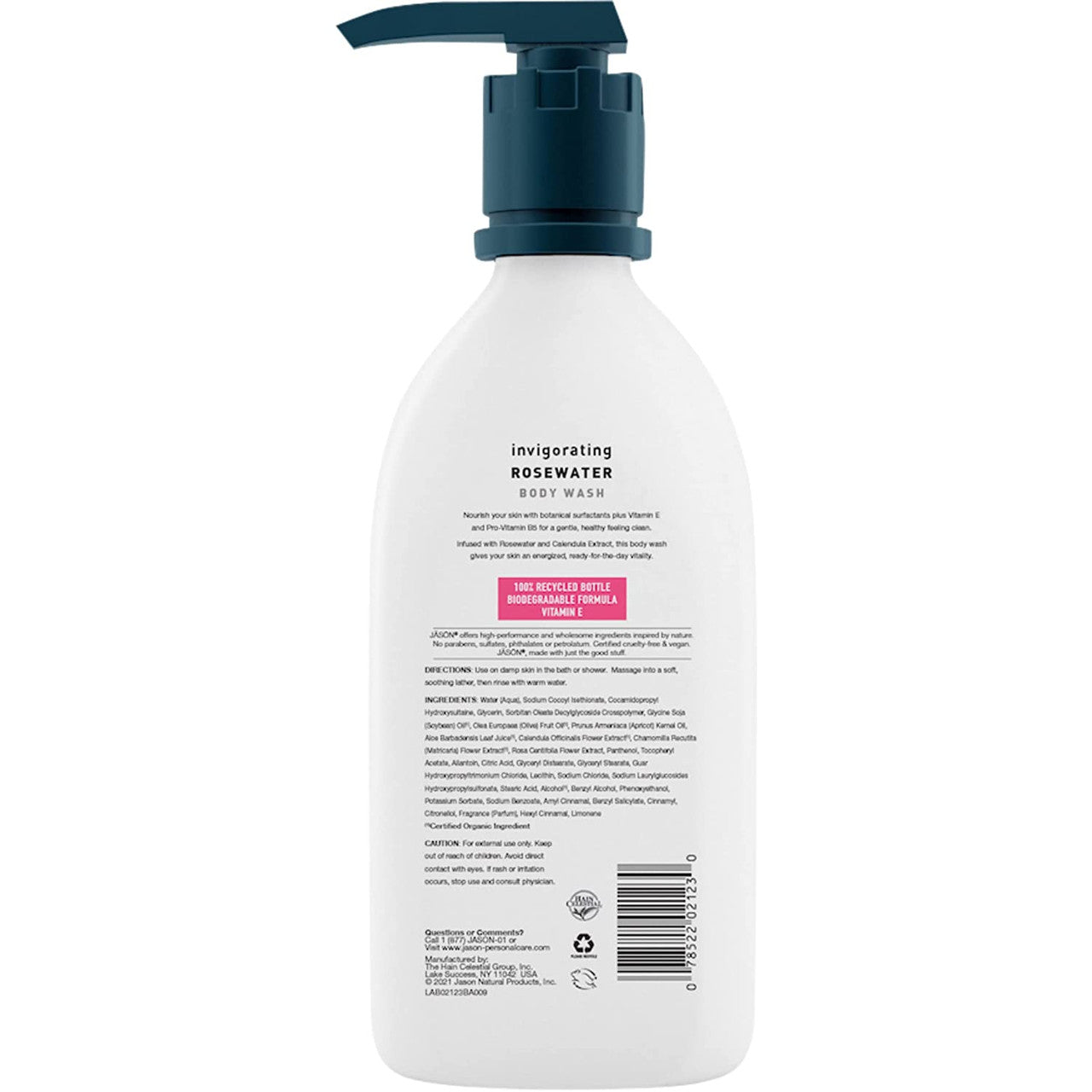 Jason's Rosewater Satin Body Wash (1x30 Oz)-1
