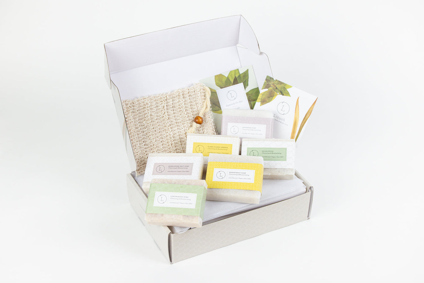 Set of 6 Handmade cold process ,Natural Soap Bars in gift Set box-0