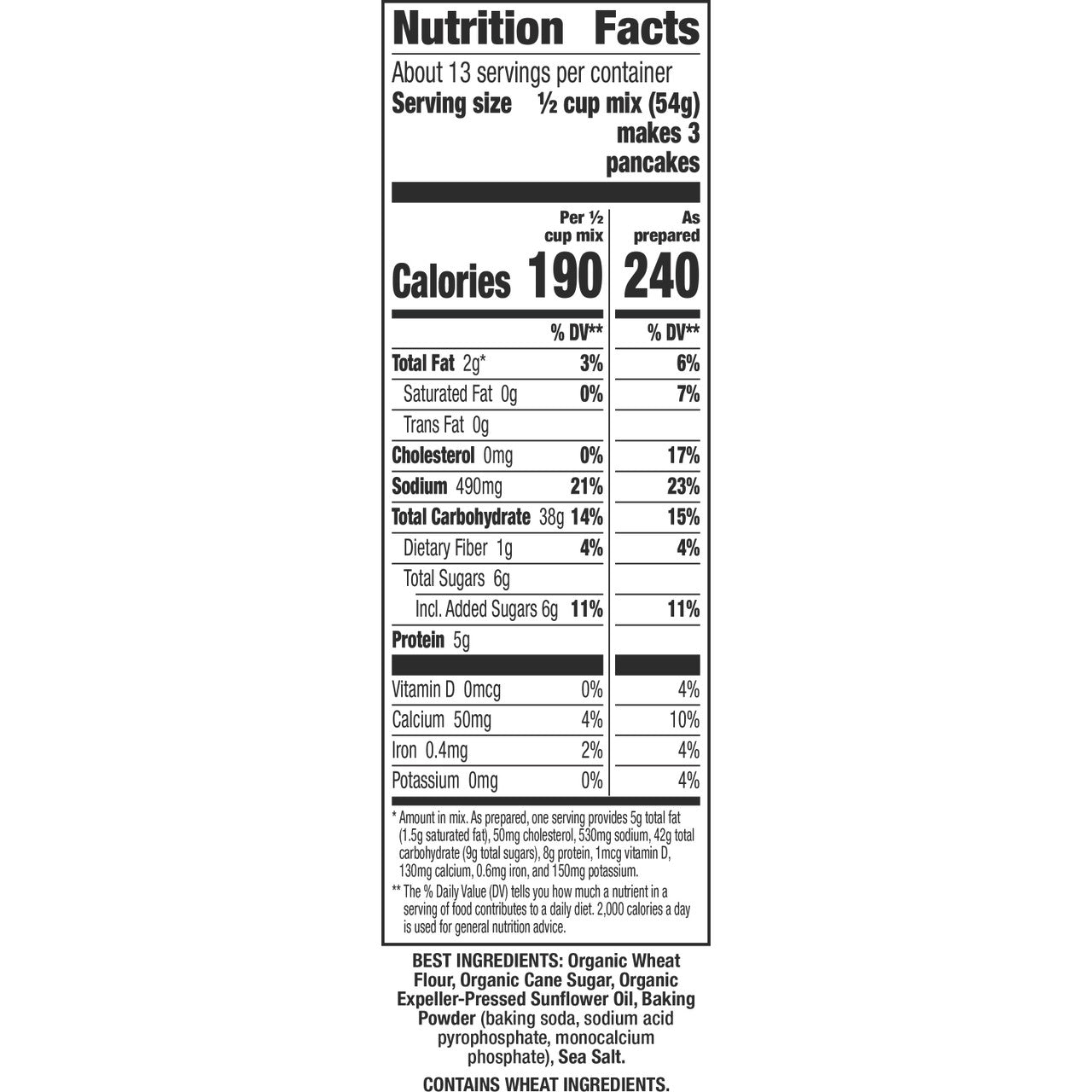 OG2 AH PANCAKE WAFFLE MX ( 8 X 26 OZ )-8