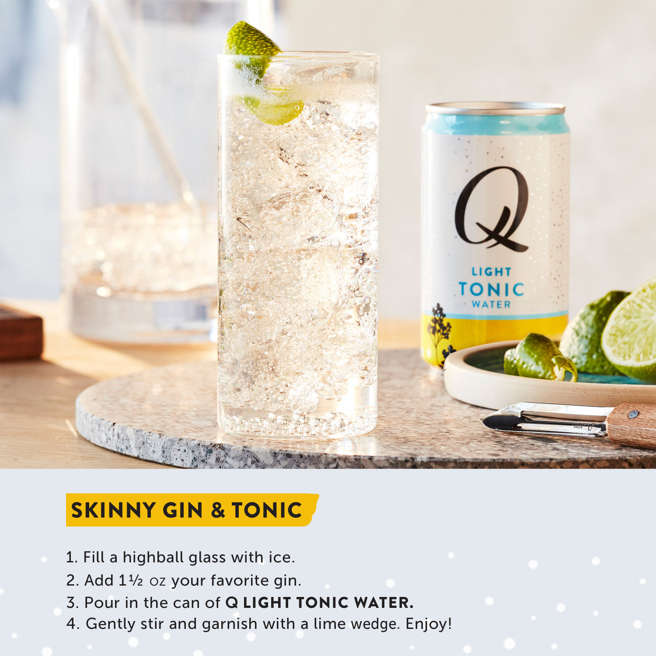 QDR Q LIGHT TONIC ( 6 X 7.5 OZ )-2