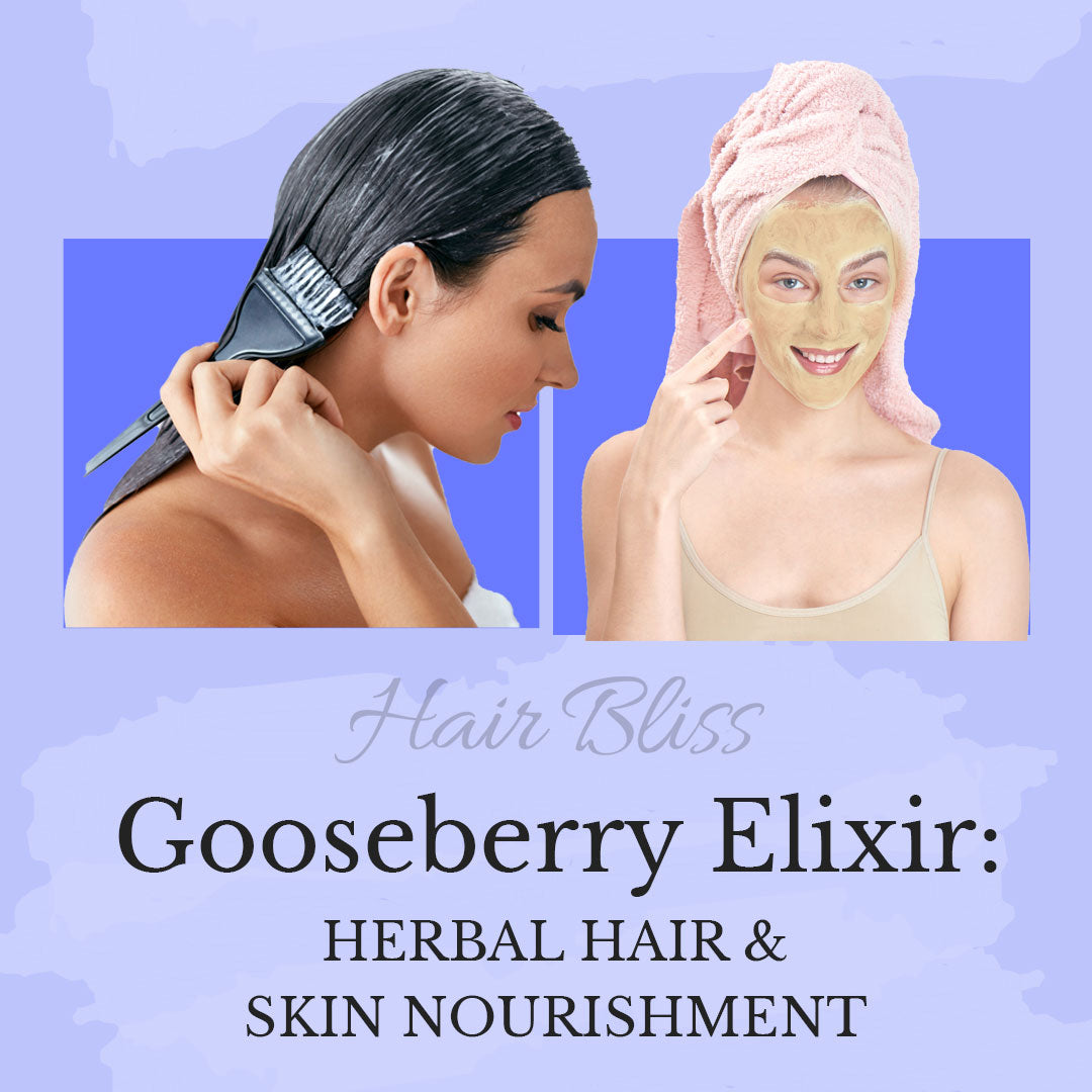 Hair Bliss- Natural Amla Gooseberry Herbal Hair & Skin Conditioning Powder- 12 Individual Sachets (10 gm each)- Reusable Brush & Tray Included-3