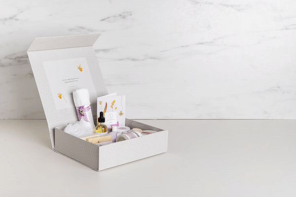 A Special Day Gift, Birthday Gift Basket, Lavender Natural Bath & Body-1