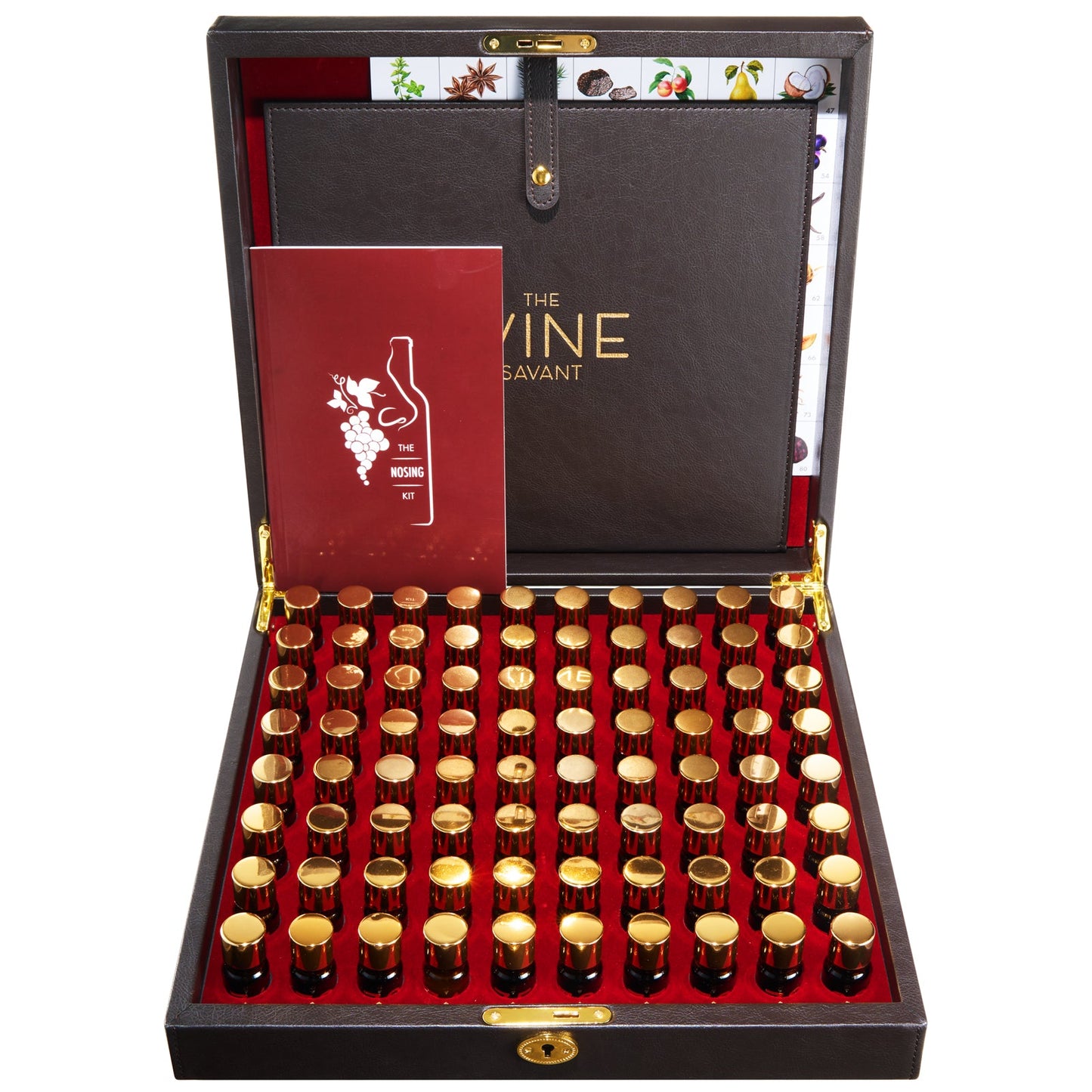 Sommelier Wine Aroma Kit - The Nosing Kit by The Wine Savant - Master Connoisseur Smelling Kit to Train Your Nose - 80 Fragrance Training Kit for Wine Lovers, Wine Game Gifts for Holiday, Him, Her-4