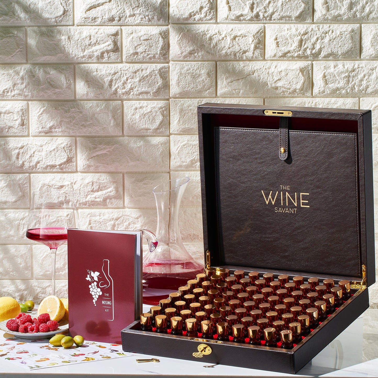Sommelier Wine Aroma Kit - The Nosing Kit by The Wine Savant - Master Connoisseur Smelling Kit to Train Your Nose - 80 Fragrance Training Kit for Wine Lovers, Wine Game Gifts for Holiday, Him, Her-3