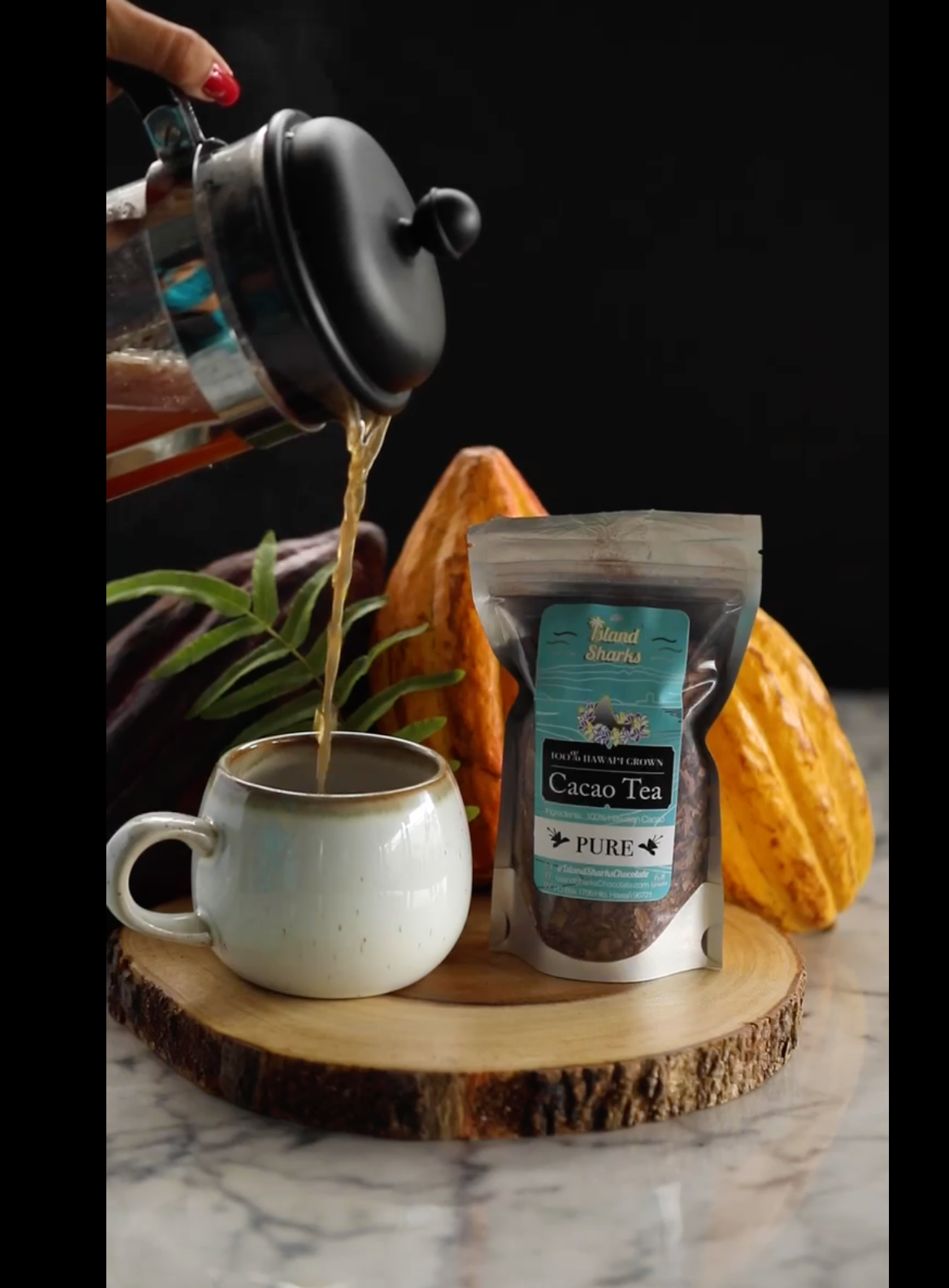Wholesale Hawaiian Mamaki Cacao Tea (Bulk)-3
