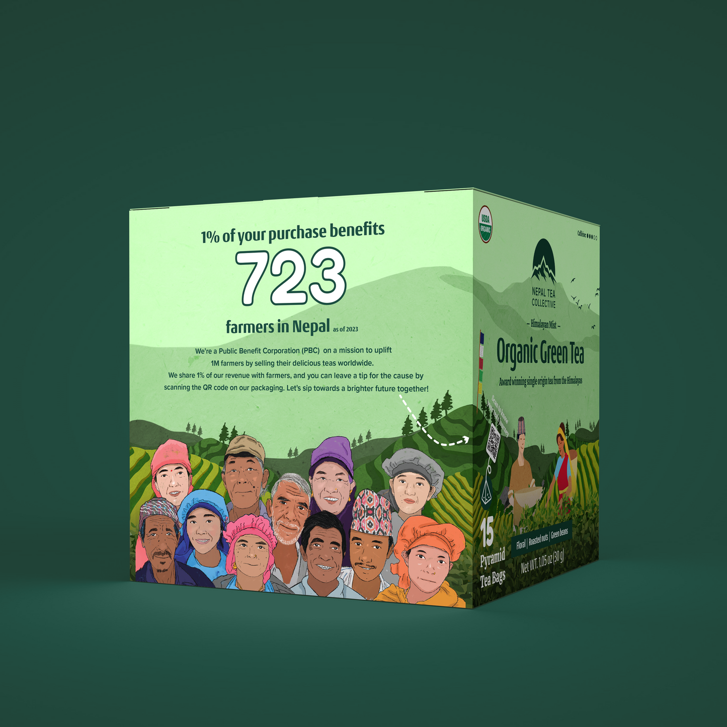 Himalayan Mist (Organic Green Tea) - Tea Bags (Set of 6) | Wholesale-4