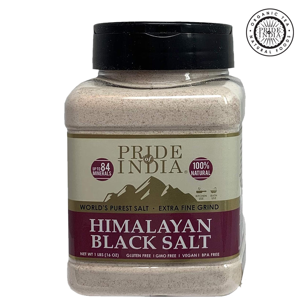 Himalayan Black Rock Salt (Kala Namak) - Extra Fine Grind-1