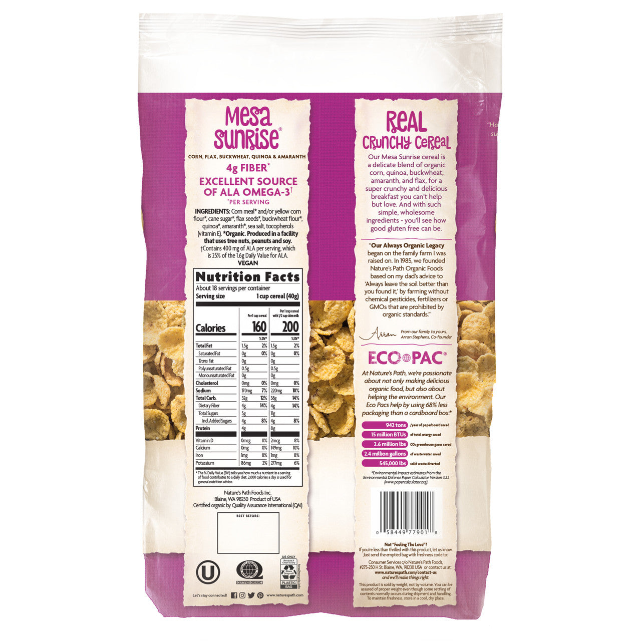Nature's Path Mesa Sunrise F Cereal (6x26.4 Oz)-2