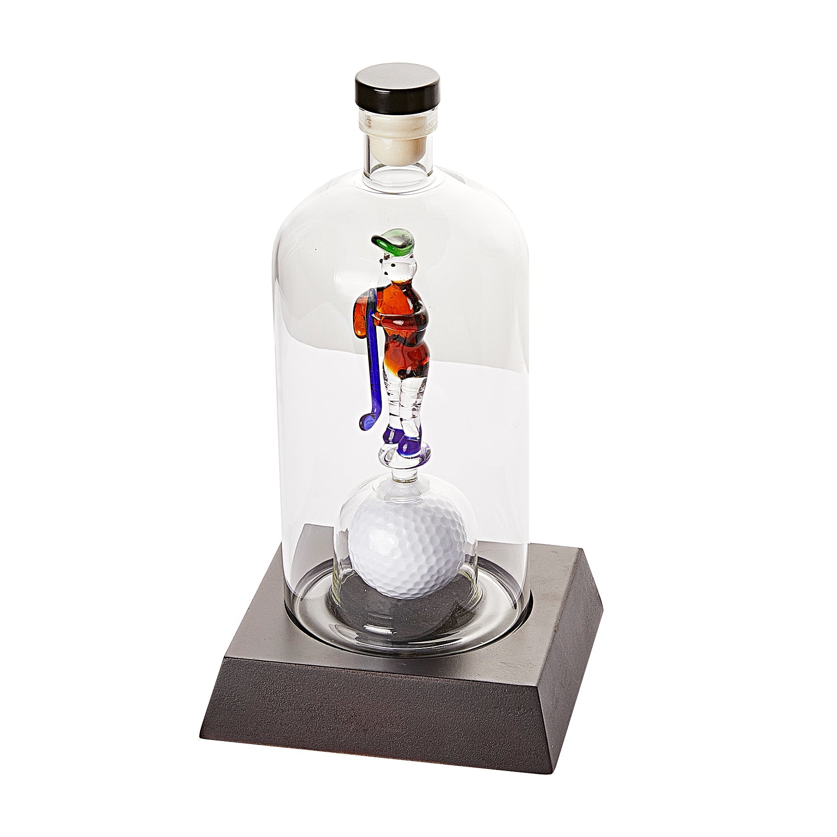 Golfer Decanter Whiskey Decanter - The Wine Savant, Golf Gifts for Both Men & Women, Golf Accessories, Golfer Gifts, Based on A Replica Human Golfing (750ml Decanter)-2