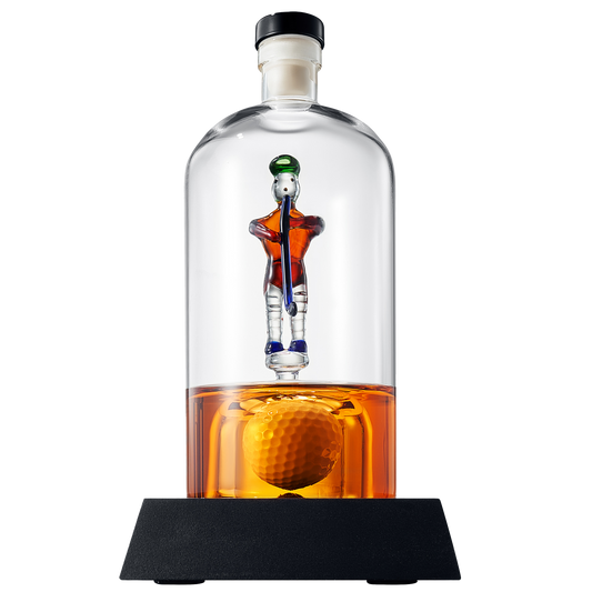Golfer Decanter Whiskey Decanter - The Wine Savant, Golf Gifts for Both Men & Women, Golf Accessories, Golfer Gifts, Based on A Replica Human Golfing (750ml Decanter)-0