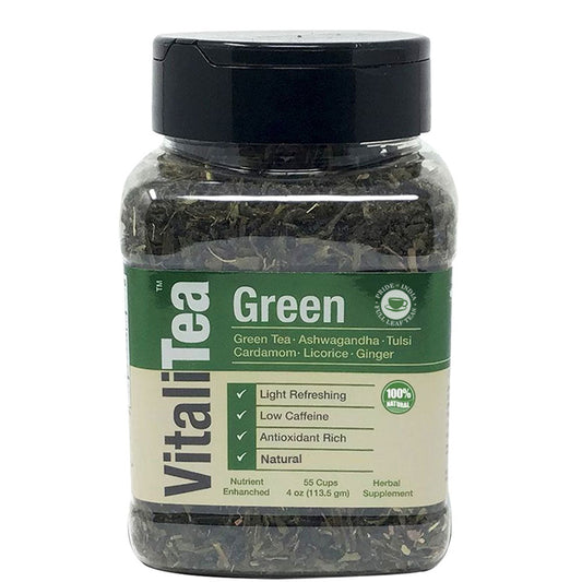 VITALITEA Natural Green Loose Leaf Health Tea-0