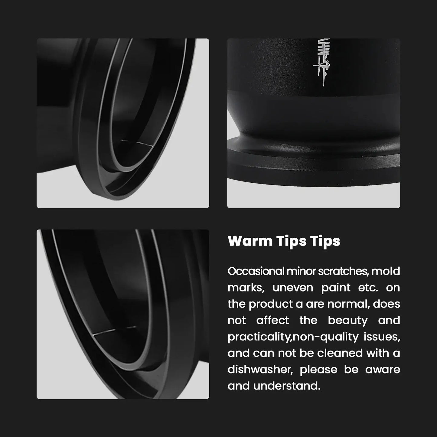 Coffee Dosing Funnel Aluminum Alloy Dosing Shaker Fit 51-54/58mm Portafilters Espresso Dosing Cup Home Barista Tools-3