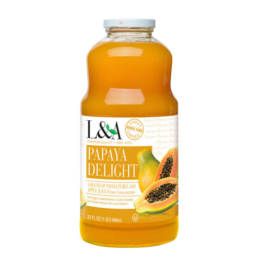L & A Juice Papaya Delight (6x32 Oz)-0