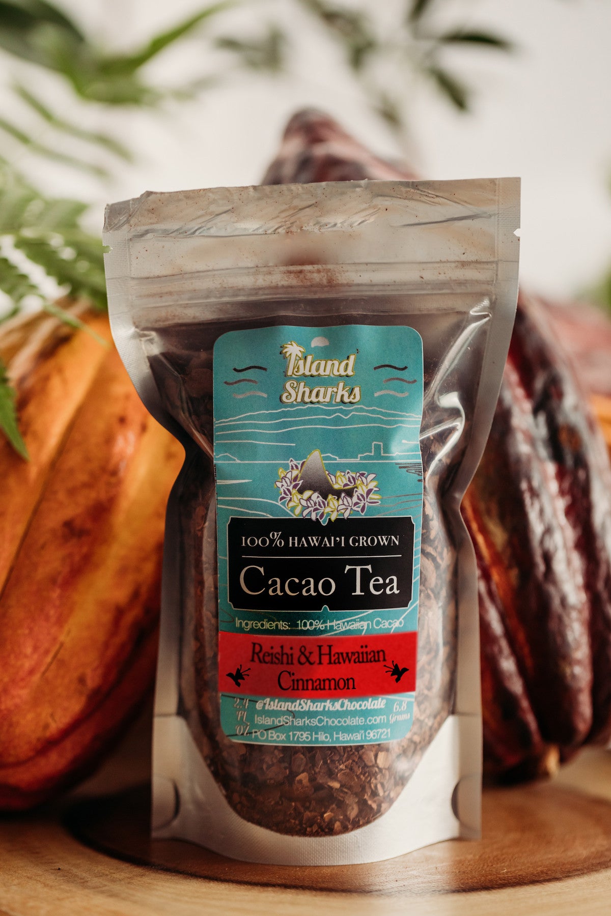 Wholesale Hawaiian Cinnamon Cacao Tea w/ Reishi (bulk)-0
