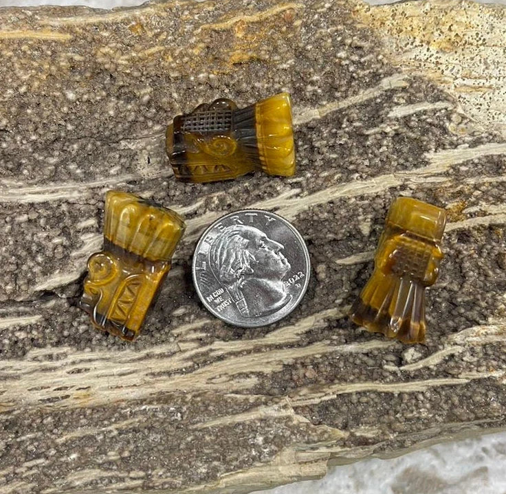 Mayan/Aztec Quetzalcoatl Dragon Head, Feathered Serpent Head, Bead Spacer, flying reptile-7